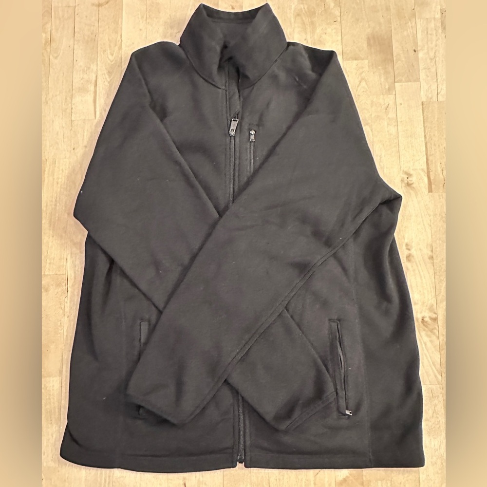 Swiss Tech Men's Dark Zip-Up Sweater